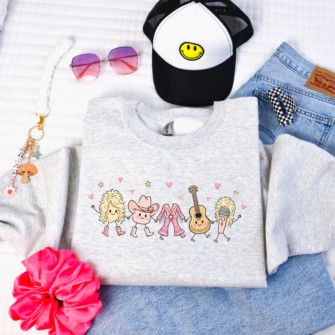 Dancing Dolly Youth Graphic Tee & Crewneck