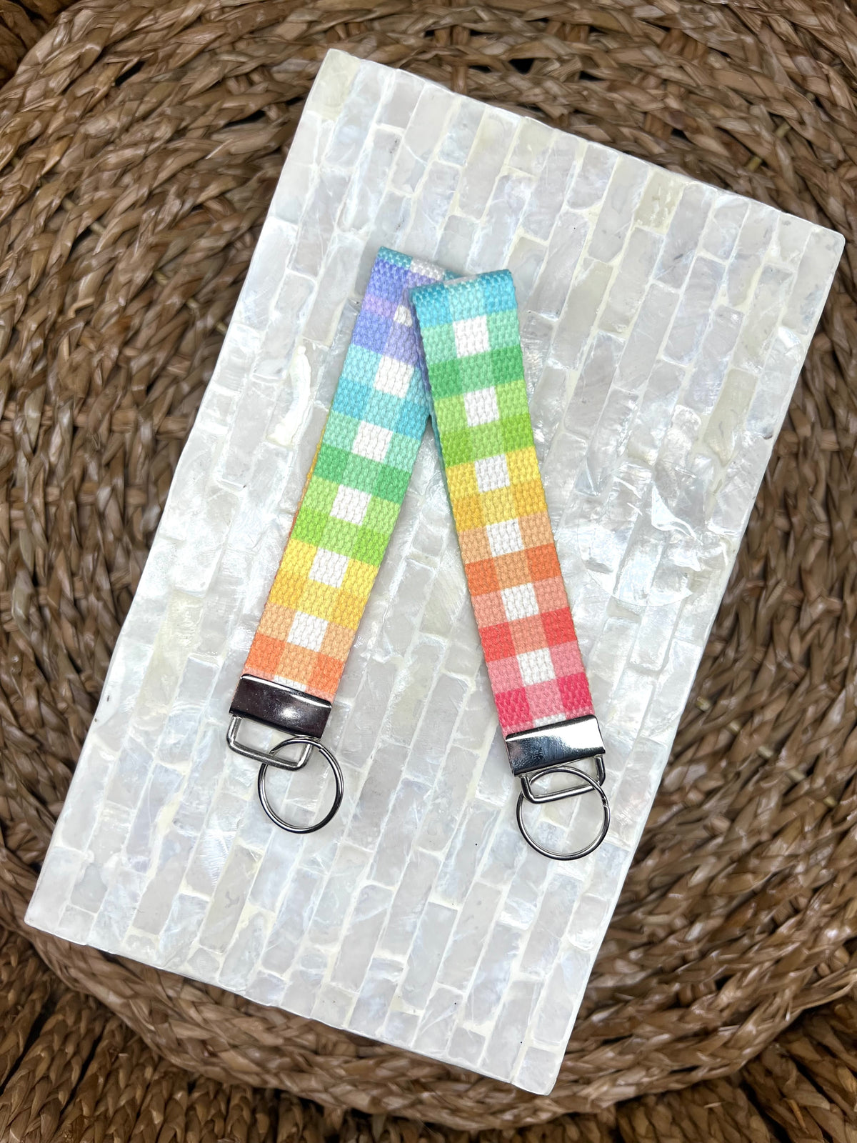 Taste The Rainbow Keychain Wristlet