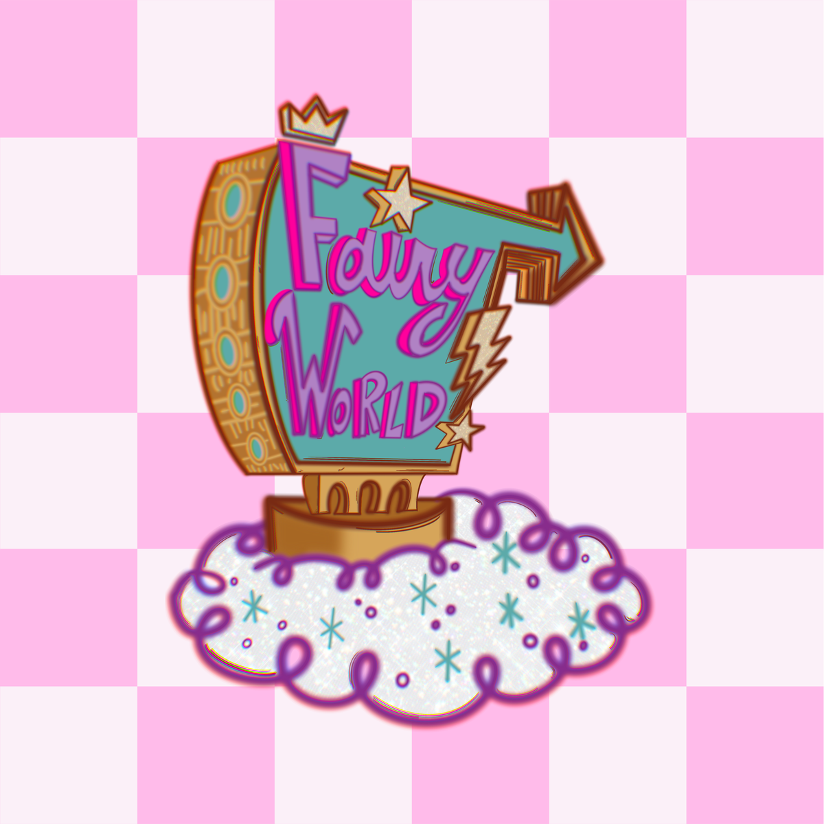 Pixie GodParents Stickers