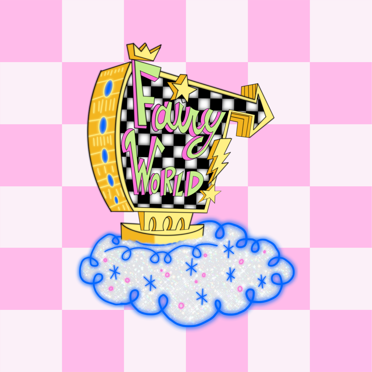 Pixie GodParents Stickers
