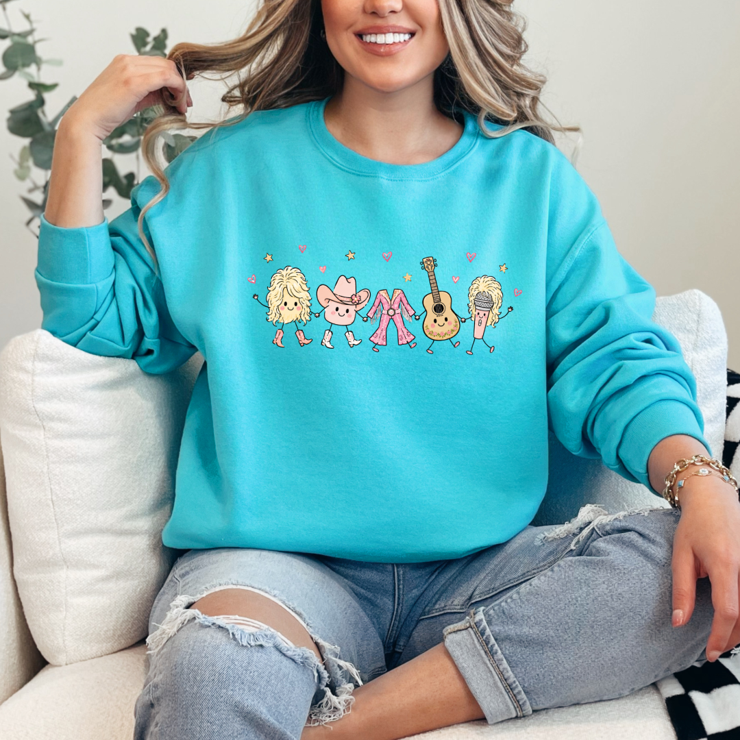 Dancing Dolly Graphic Tee & Crewneck
