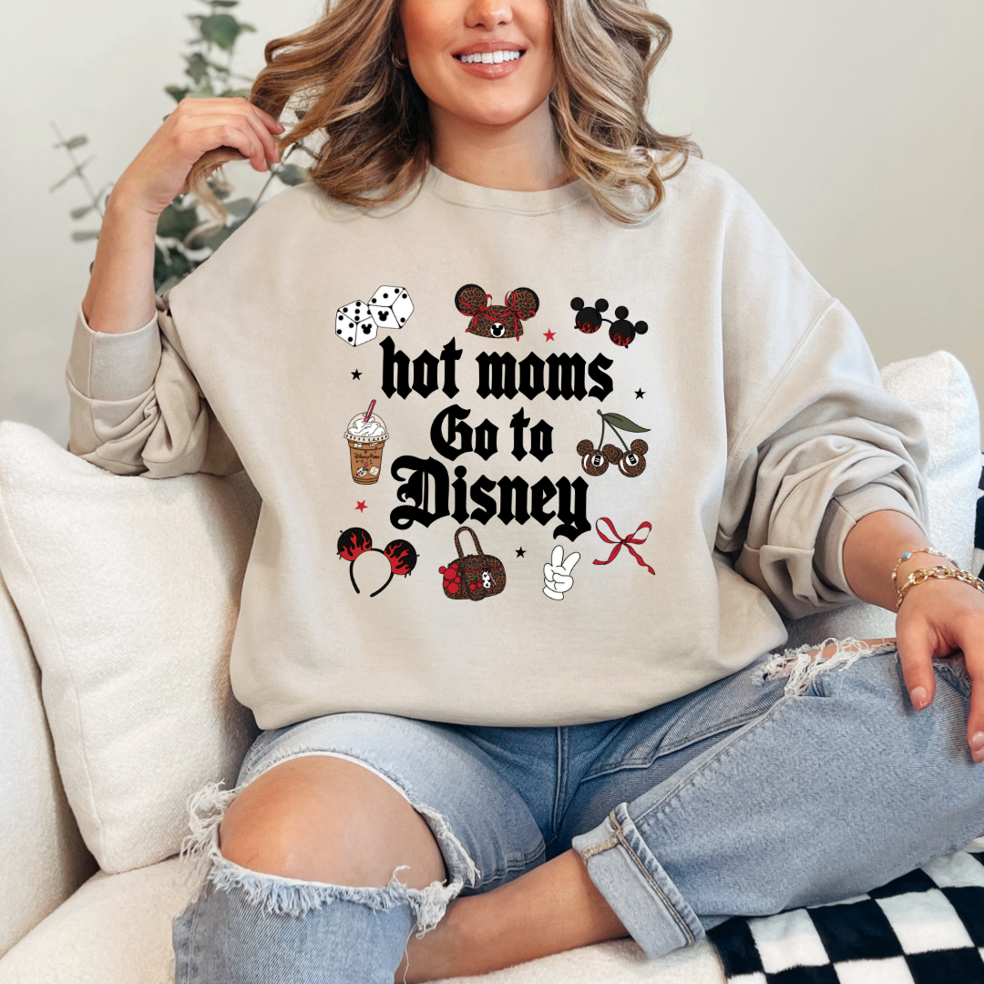 Hot moms Disney Graphic Tee & Crewneck