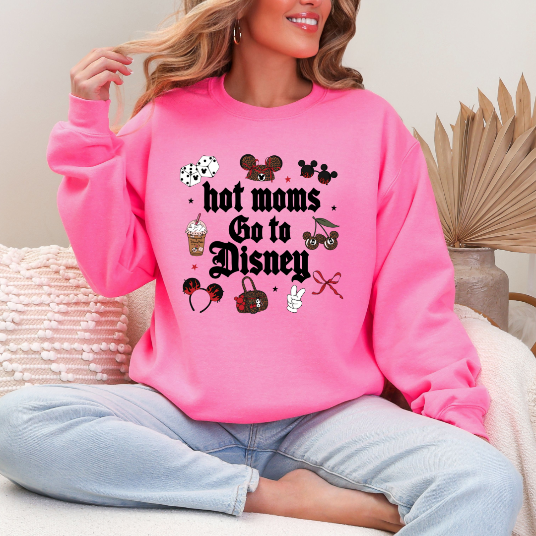 Hot moms Disney Graphic Tee & Crewneck
