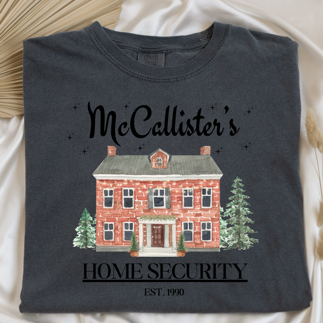 McCallister's Home Security Graphic Tee