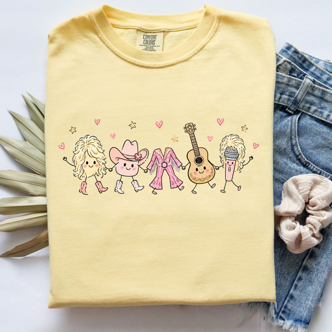Dancing Dolly Graphic Tee & Crewneck
