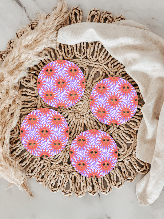 Sandy Toes Car Coasters