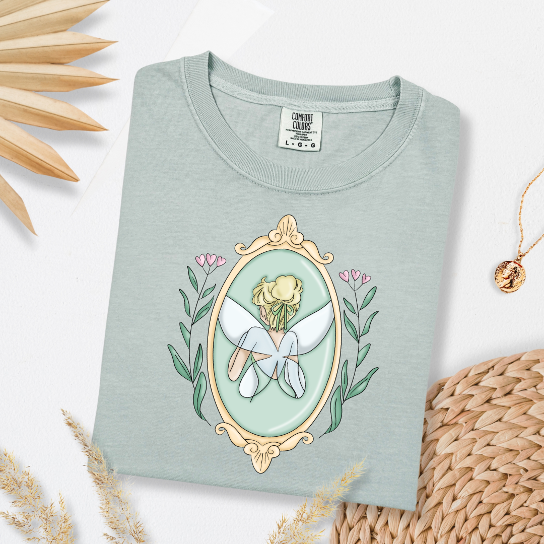 customized Adult Tee Fairy silhouette Bay Matching adult and youth Tees and crewnecks available 