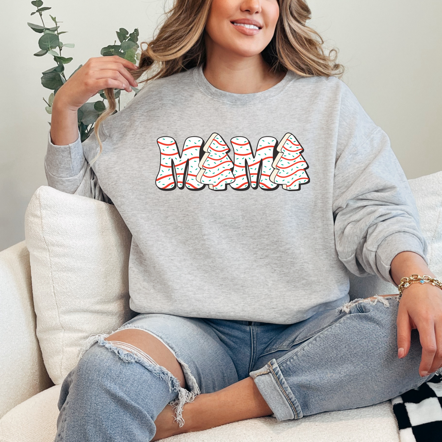 Christmas Tree Cakes Mama Crewneck & Hoodie