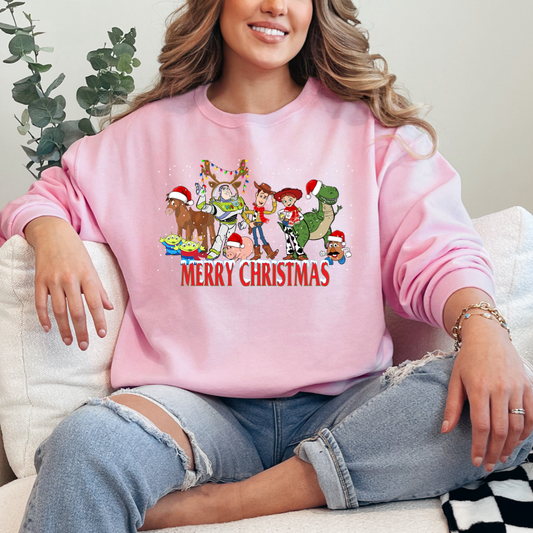 Merry Christmas Toy Story Crewneck & Hoodie