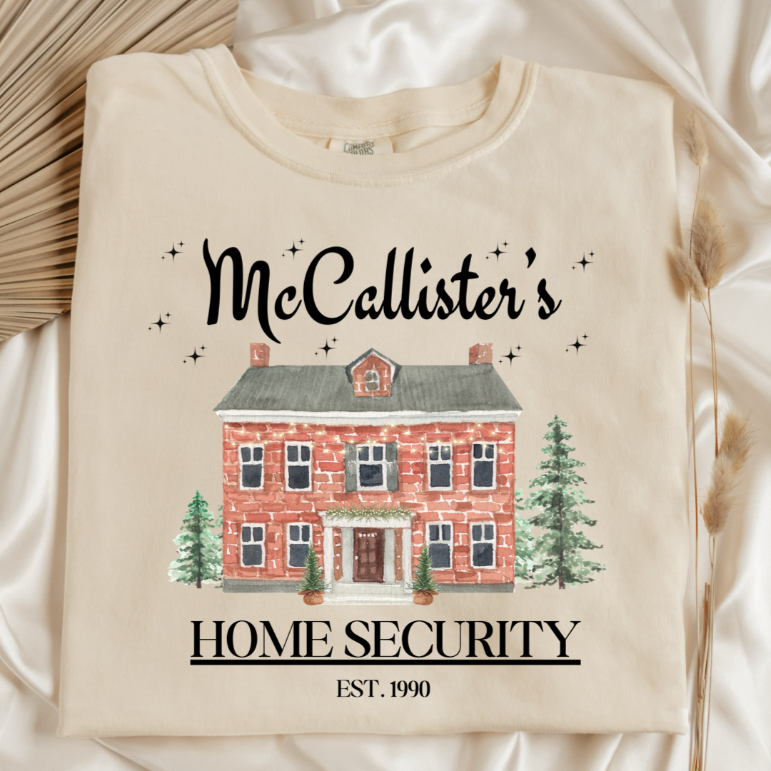 McCallister's Home Security Graphic Tee