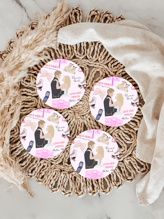 Rain In A Drought Car coasters