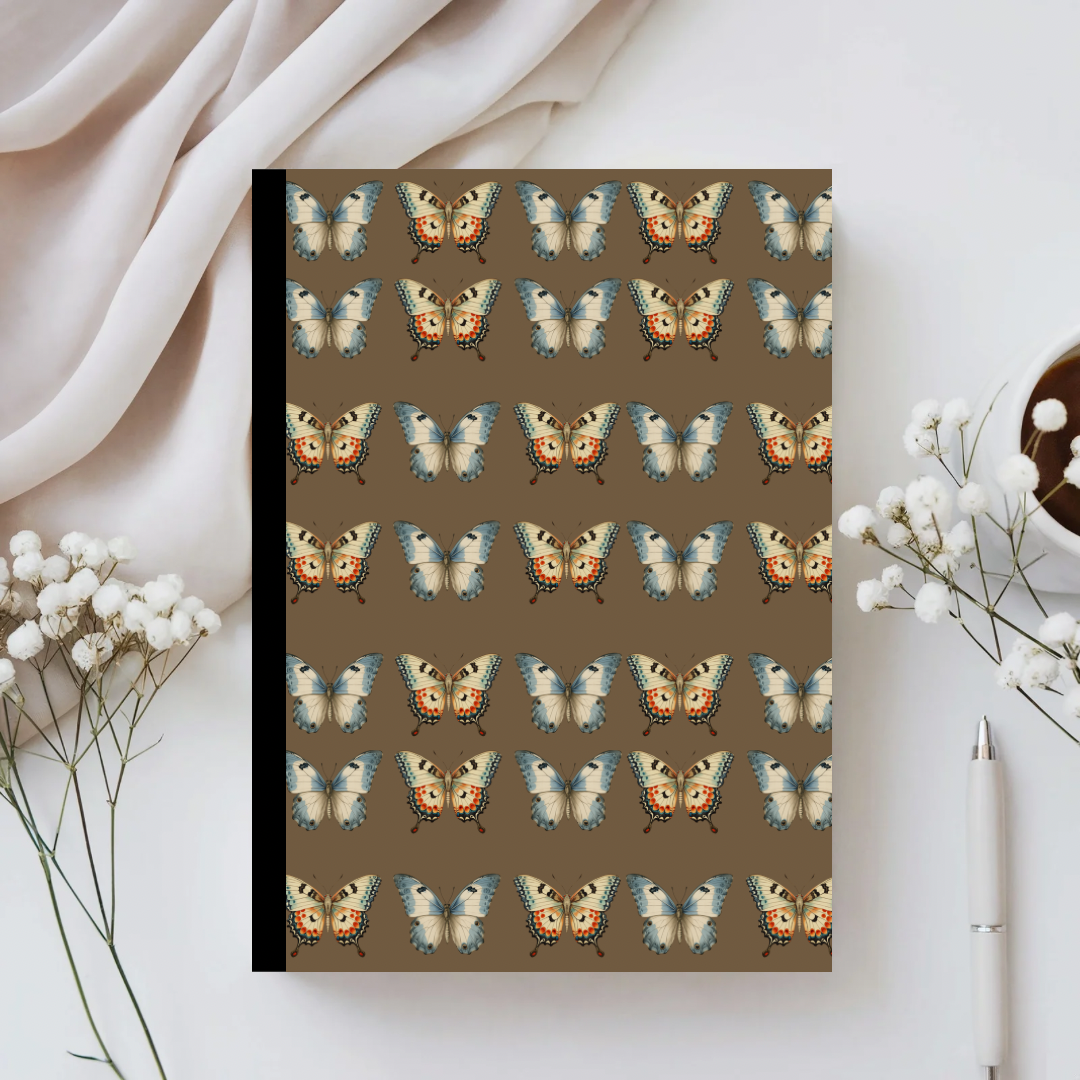 Folklore Butterflies Custom Composition Notebook