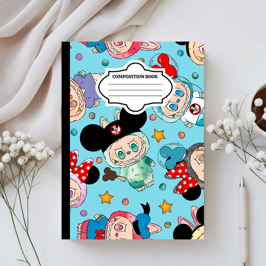 Theme Park Furry Custom Composition Notebook