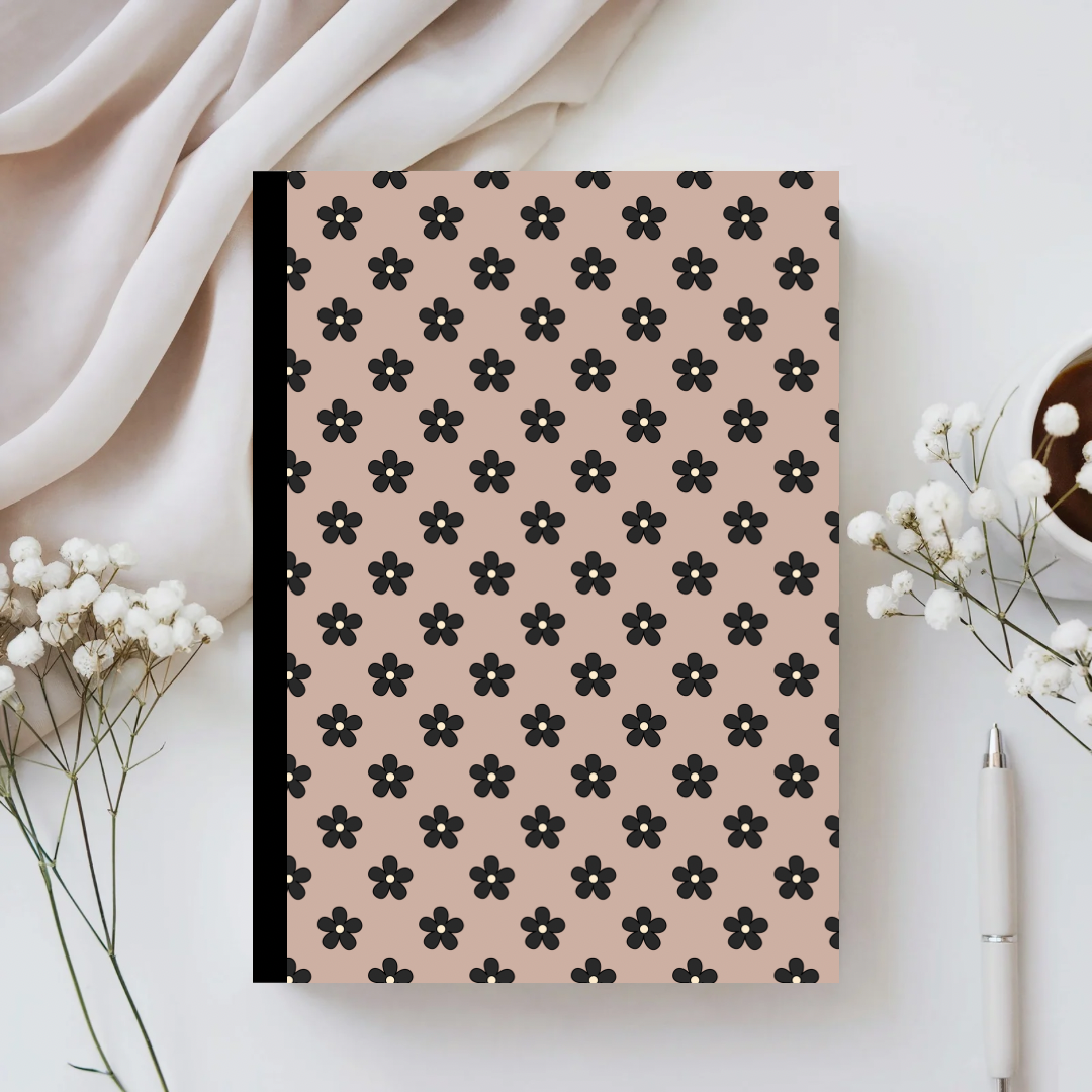 Desert Flower Custom Notebook Cover