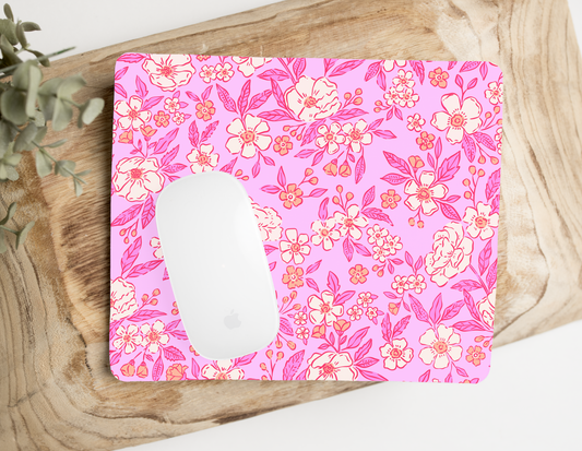 Pink Lady Florals Mousepad