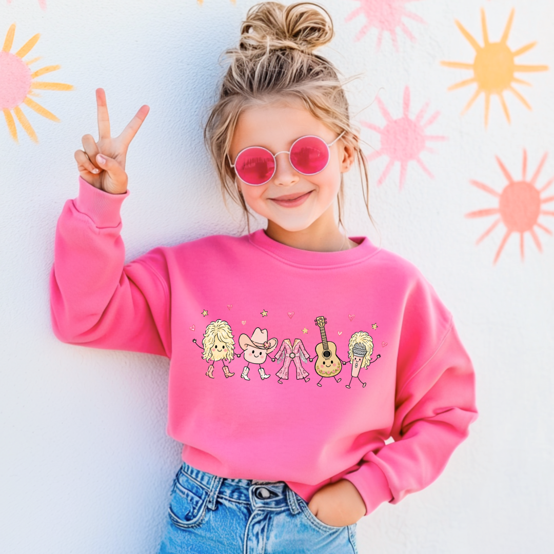 Dancing Dolly Youth Graphic Tee & Crewneck