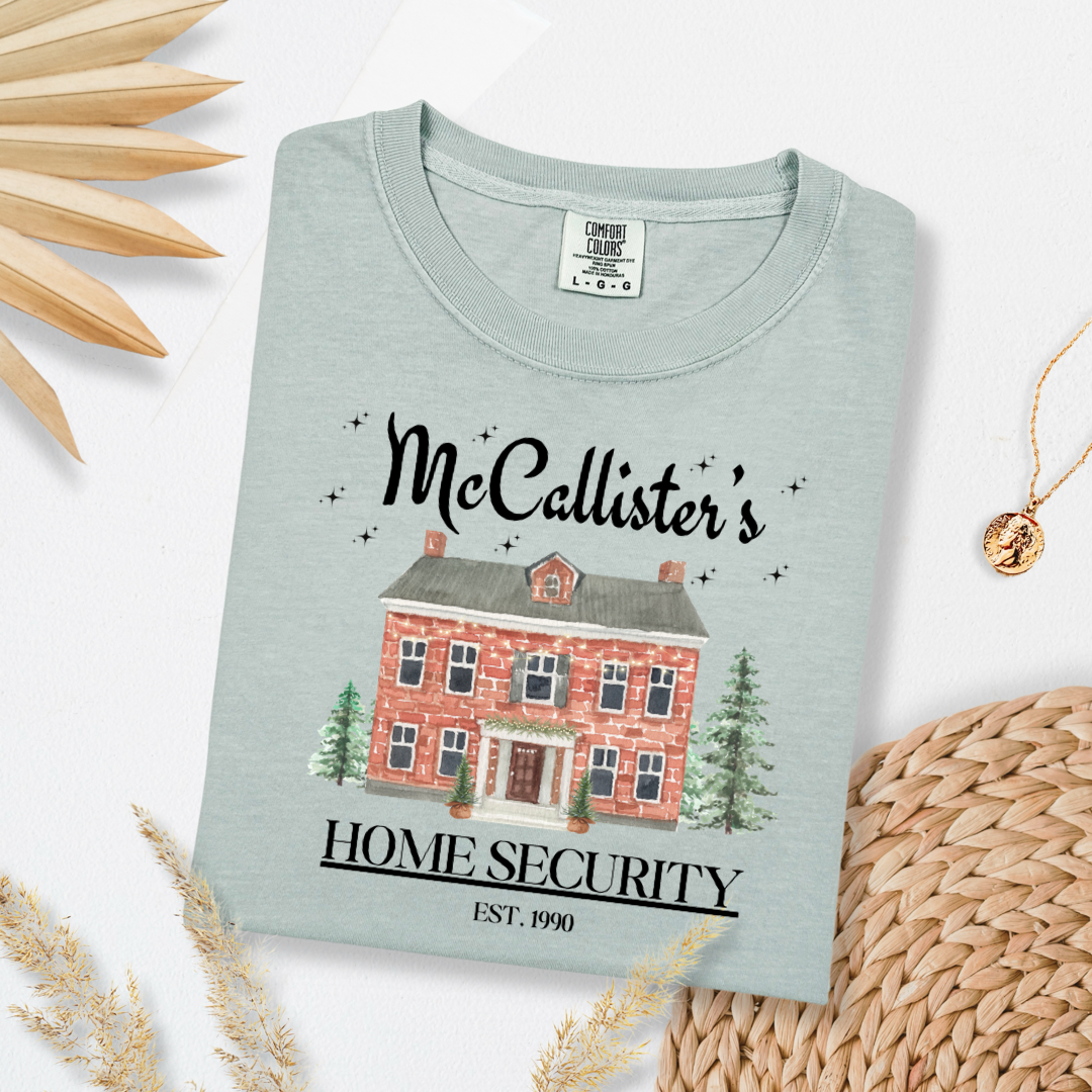 McCallister's Home Security Graphic Tee