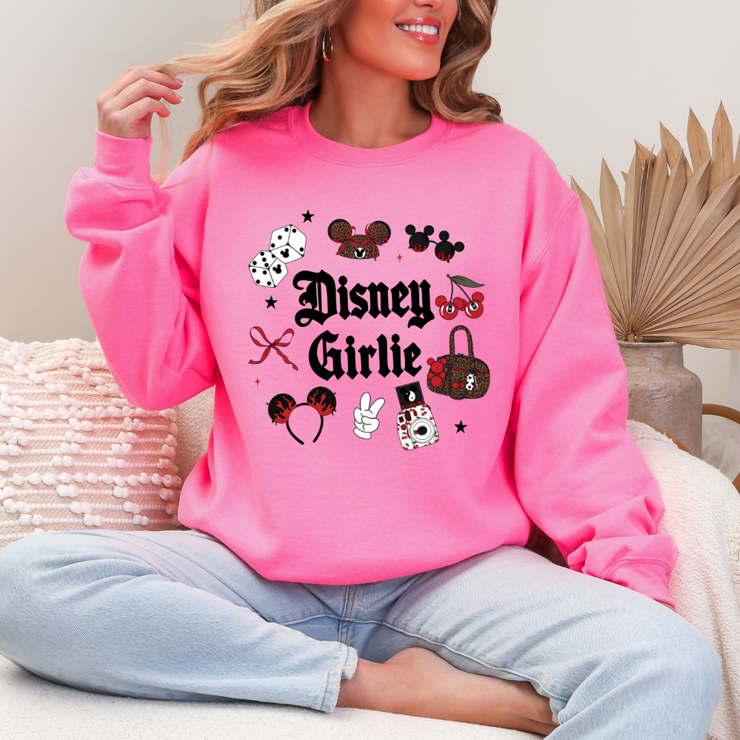 Disney Girlie Graphic Tee & Crewneck