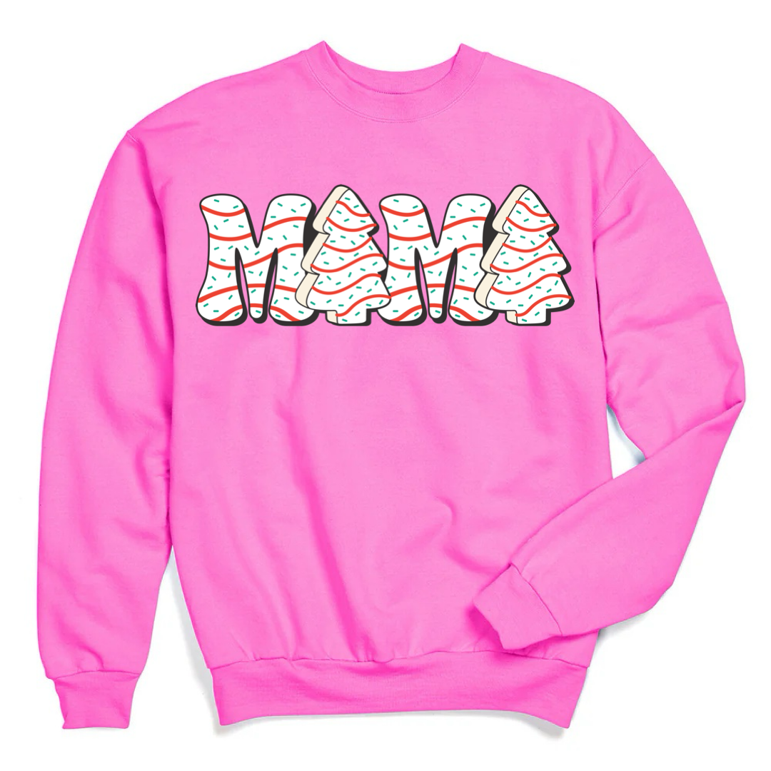 Christmas Tree Cakes Mama Crewneck & Hoodie