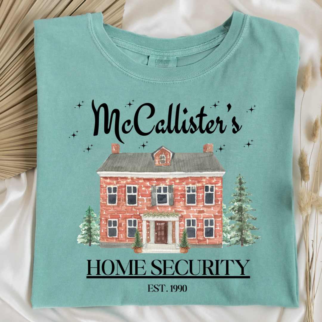 McCallister's Home Security Graphic Tee