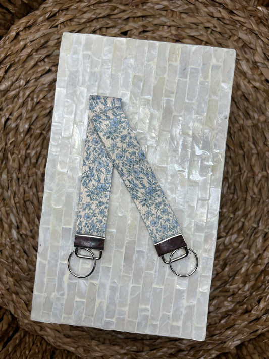 Garden Blooms Wristlet Keychain