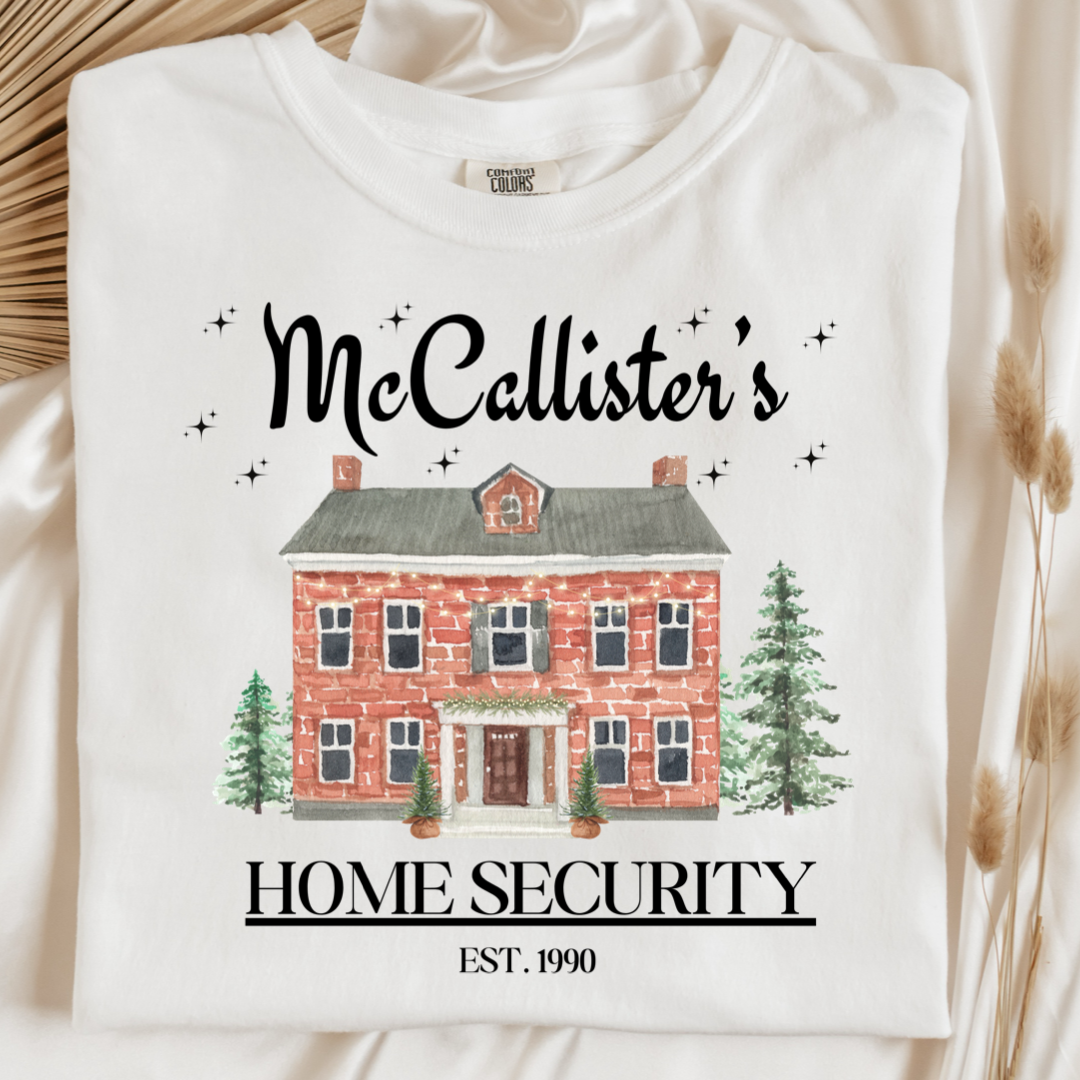 McCallister's Home Security Graphic Tee