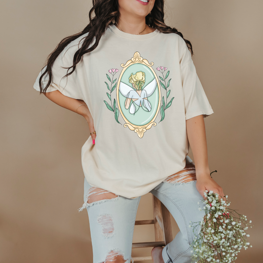 customized Adult Tee Fairy silhouette Ivory Matching adult and youth Tees and crewnecks available 
