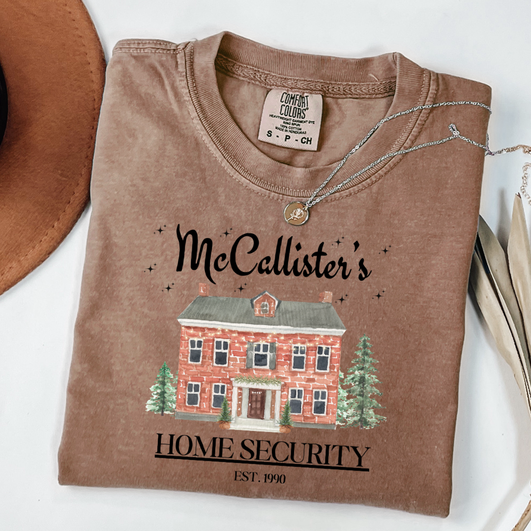 McCallister's Home Security Graphic Tee