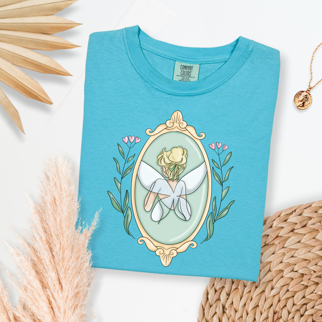 customized Adult Tee Fairy silhouette Ivory Matching adult and youth Tees and crewnecks available 