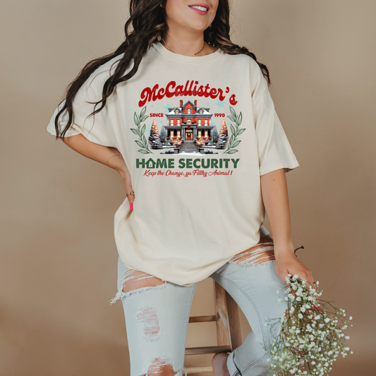 McCallster's Home Security Graphic Tee