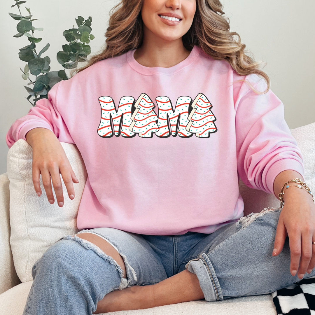 Christmas Tree Cakes Mama Crewneck & Hoodie