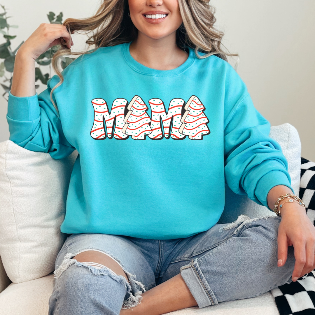 Christmas Tree Cakes Mama Crewneck & Hoodie