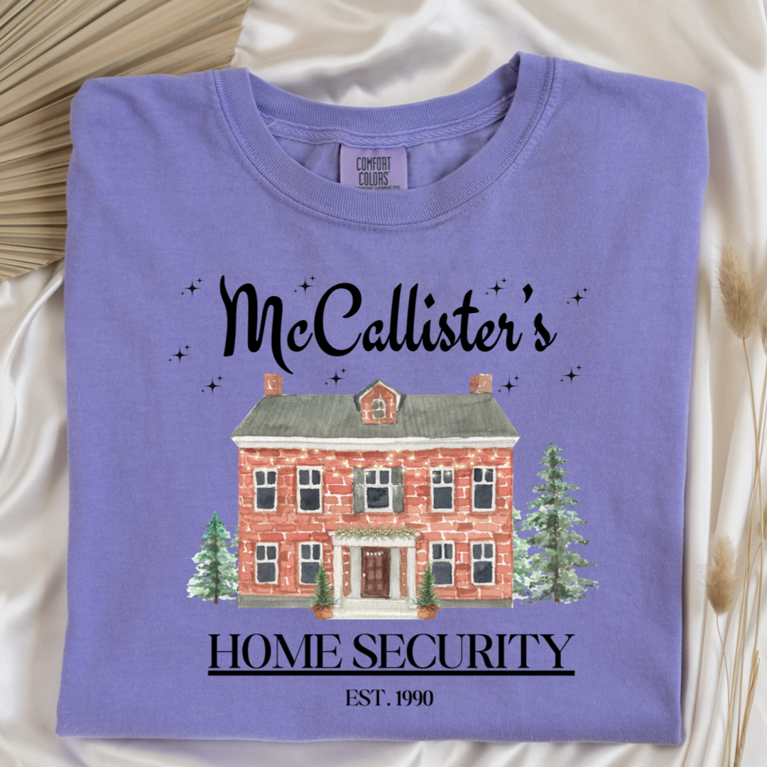 McCallister's Home Security Graphic Tee