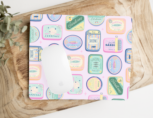 Dreamy Summer Sardines Mouse Pad