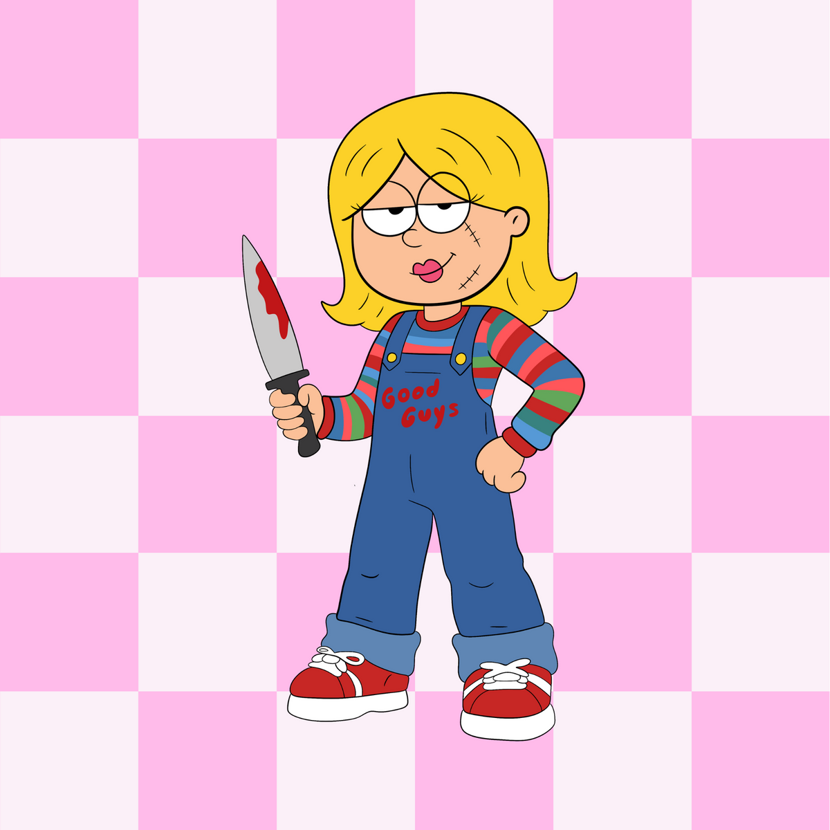 A Bitch that likes to Dress up Stickers
