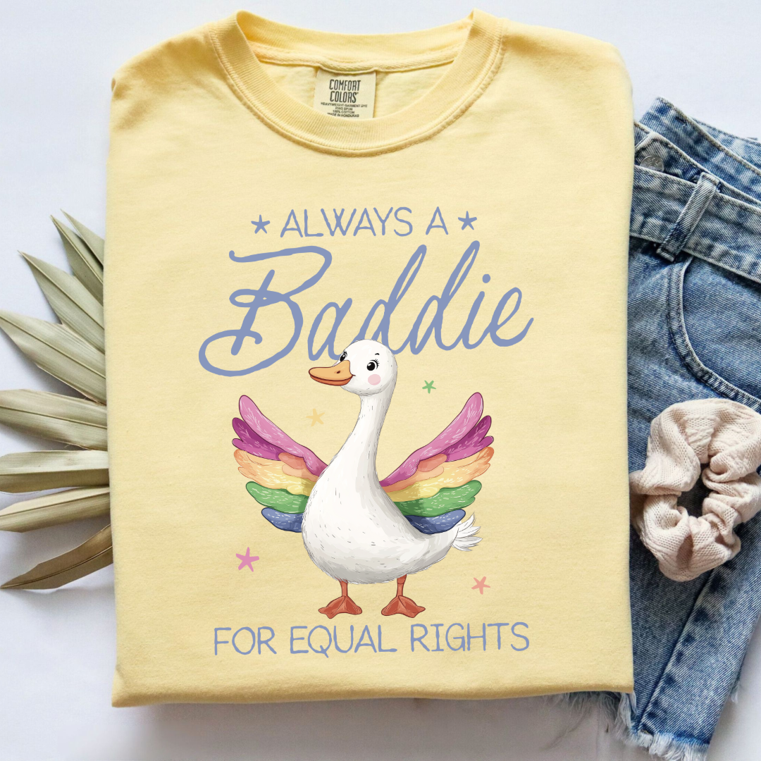 Always A Baddie Graphic Tee & Crewneck