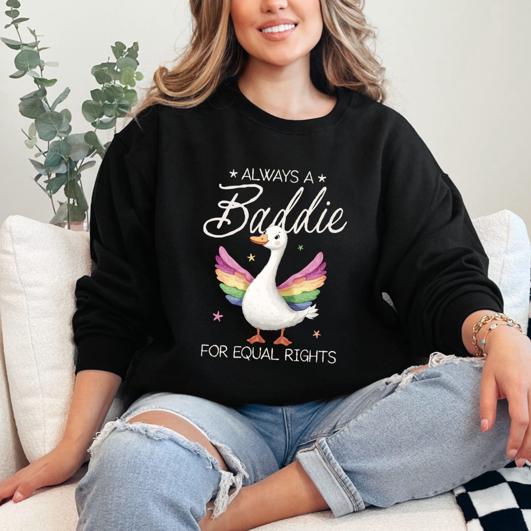 Always A Baddie Graphic Tee & Crewneck