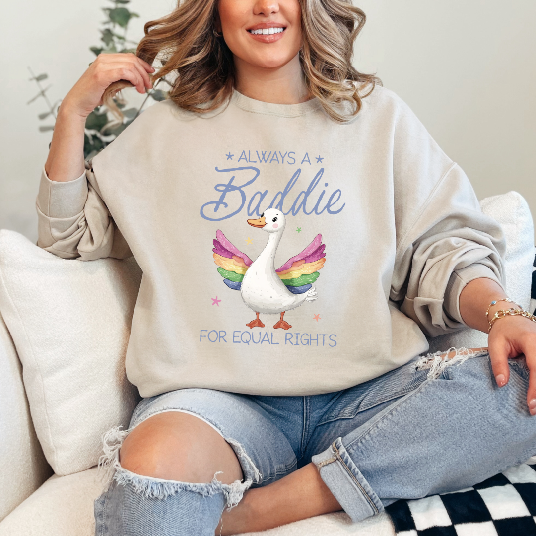 Always A Baddie Graphic Tee & Crewneck