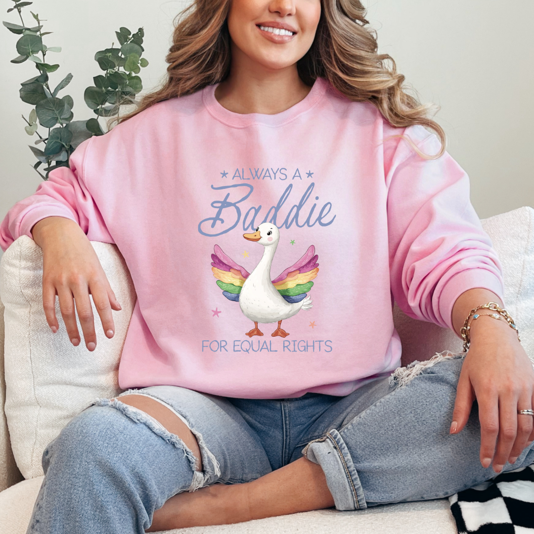 Always A Baddie Graphic Tee & Crewneck