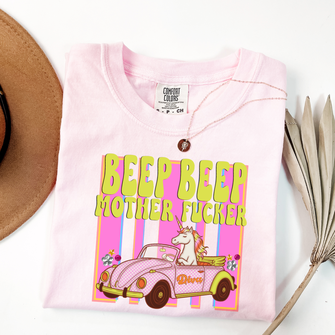 Beep Beep Graphic Tee & Crewneck