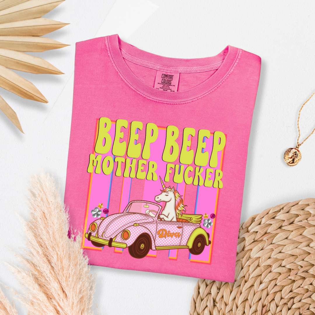 Beep Beep Graphic Tee & Crewneck