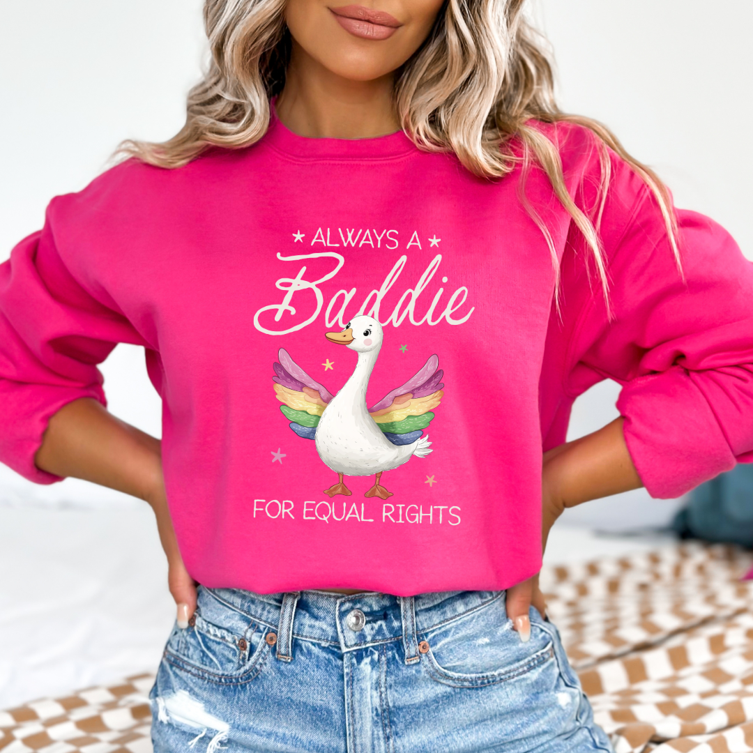 Always A Baddie Graphic Tee & Crewneck