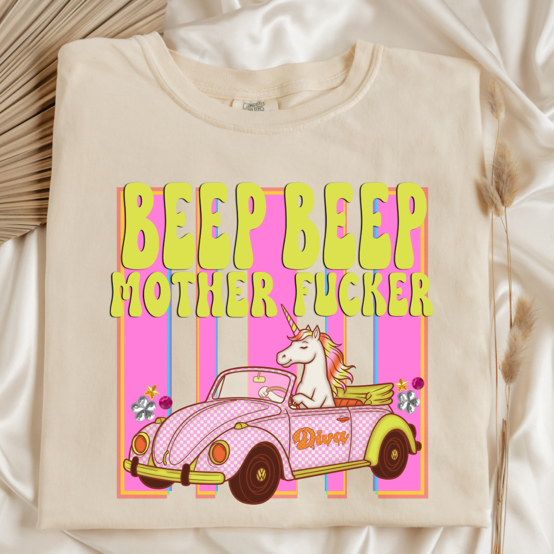 Beep Beep Graphic Tee & Crewneck