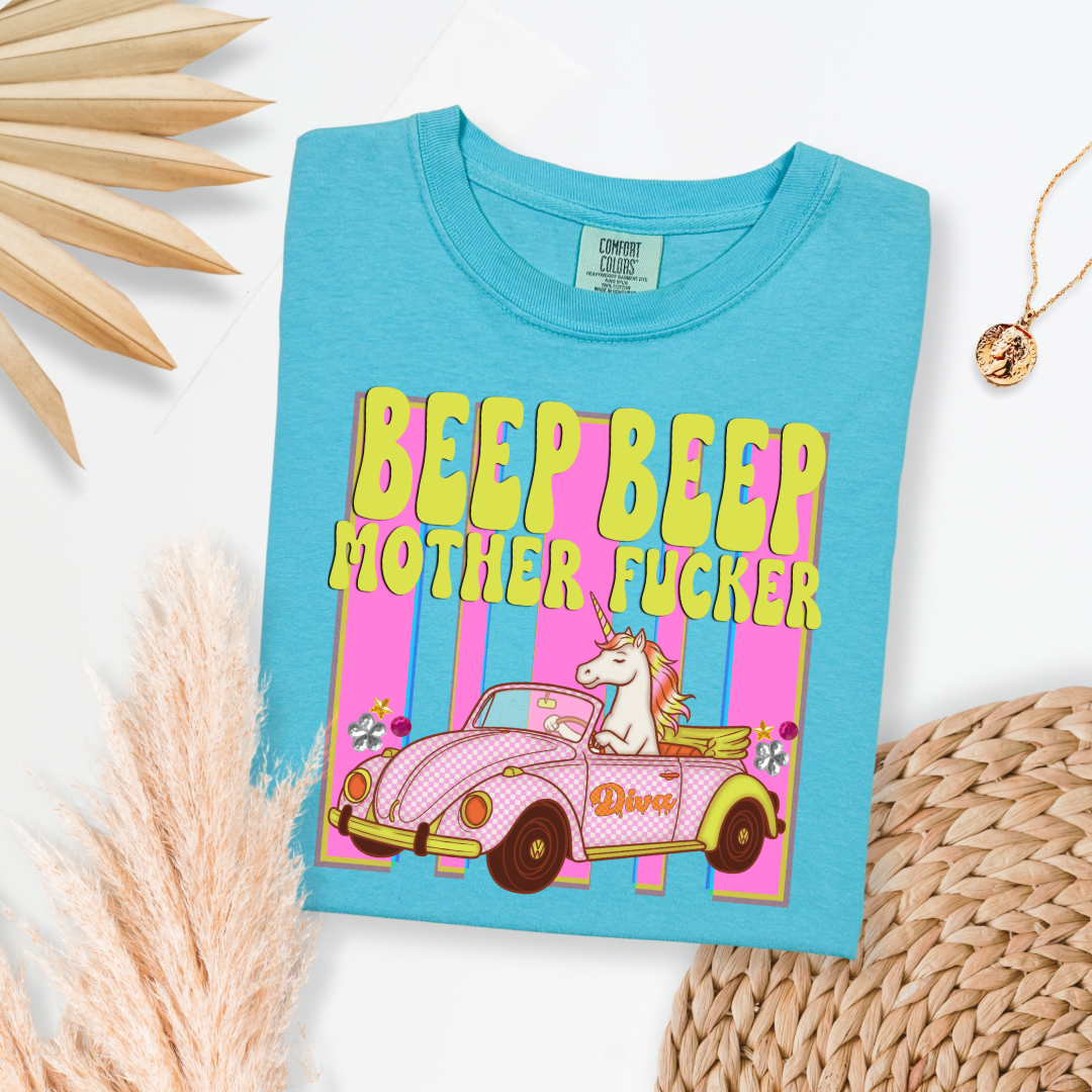 Beep Beep Graphic Tee & Crewneck