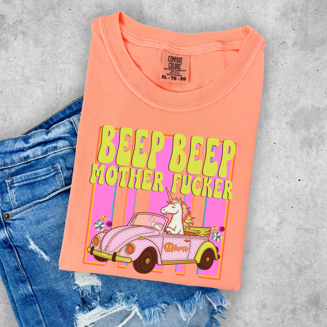 Beep Beep Graphic Tee & Crewneck