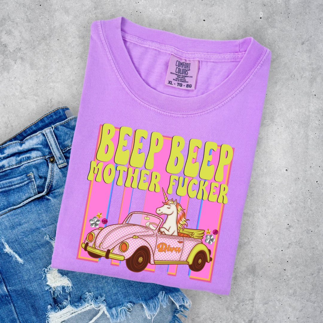 Beep Beep Graphic Tee & Crewneck