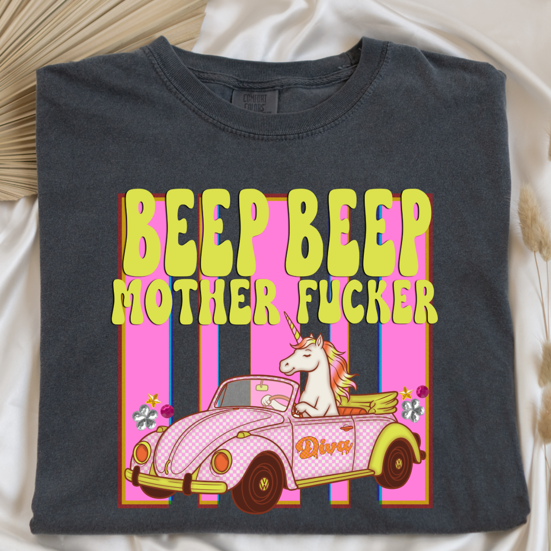 Beep Beep Graphic Tee & Crewneck
