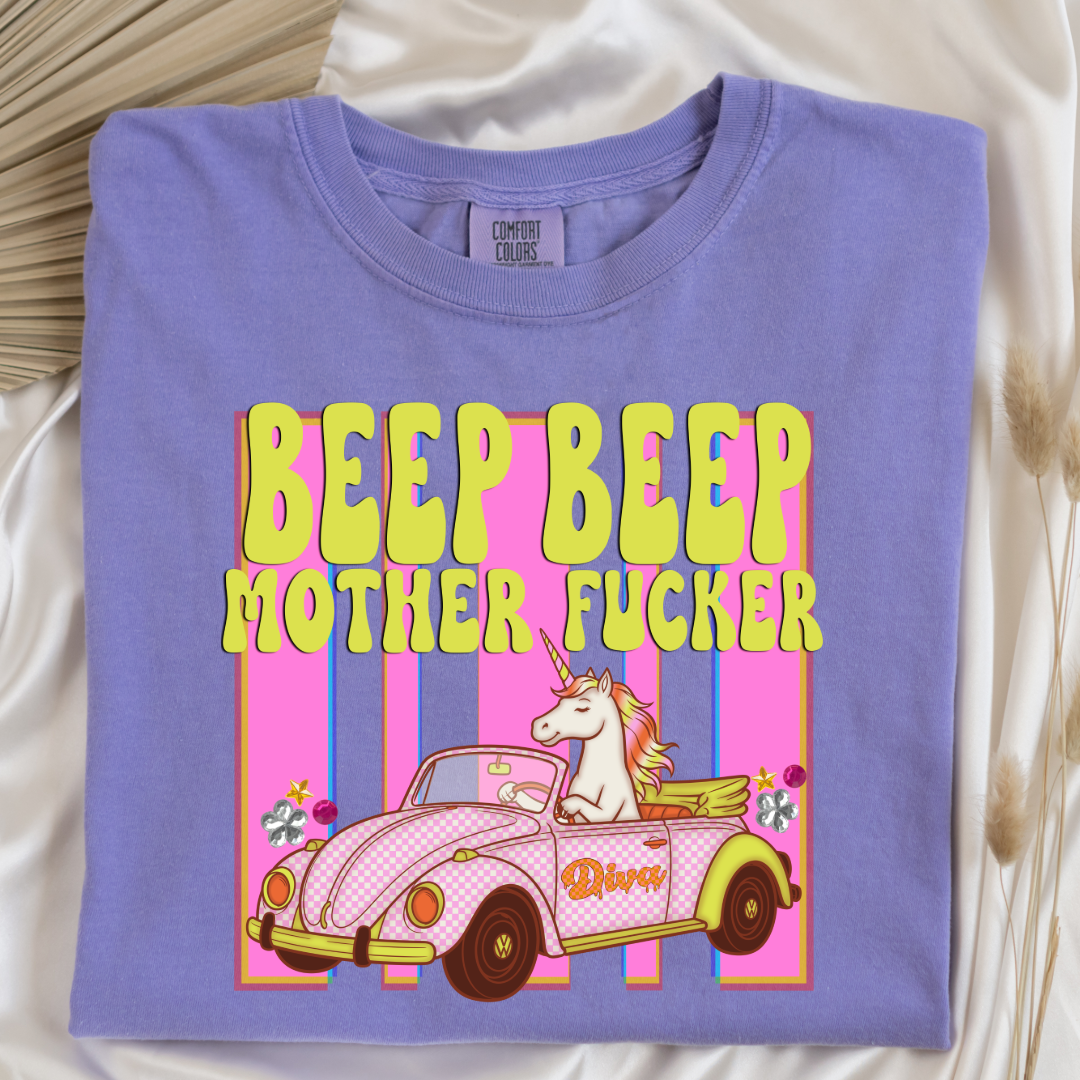 Beep Beep Graphic Tee & Crewneck