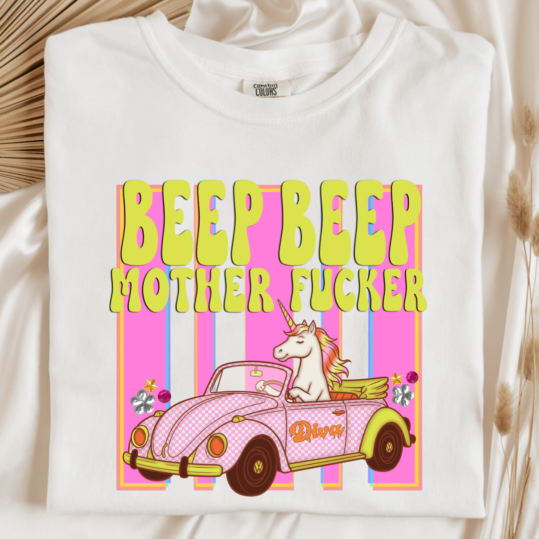 Beep Beep Graphic Tee & Crewneck