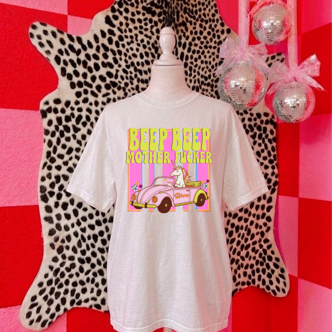 Beep Beep Graphic Tee & Crewneck